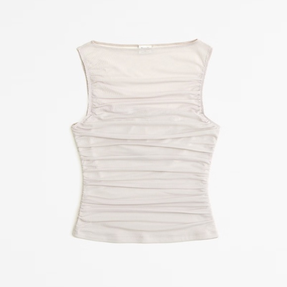 Abercrombie & Fitch Cream sleeveless top - Picture 1 of 1